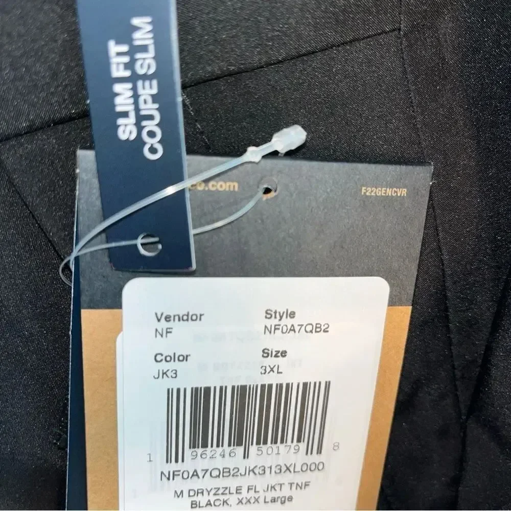 North Face Dryzzle FUTURELIGHT Waterproof Rain Hooded Sealed Seams Jacket Parka